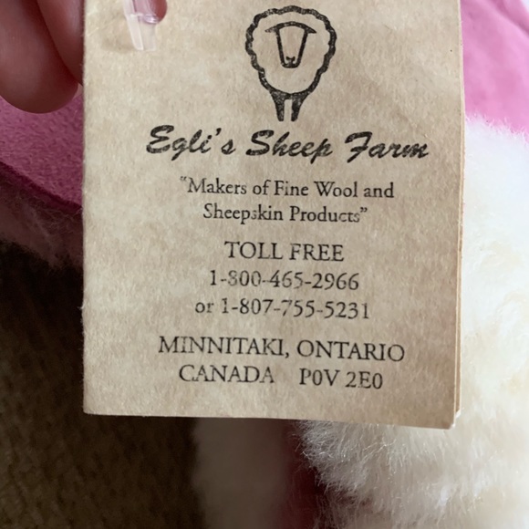 Egli’s Leather and Sheepskin Ice Trooper Hat Mauve - Picture 6 of 7